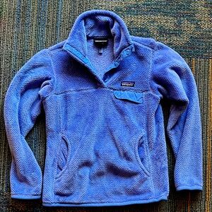 Patagonia Womens’ Cozy Purple Fleece Pullover - perfect Condition!